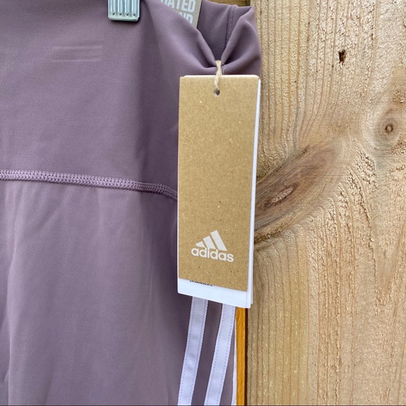 adidas High Waist 7/8 Tight leggings XL Lavender - Picture 3 of 13